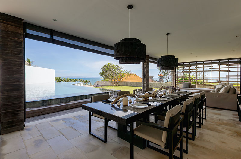 The Beach Villa Cemagi Dining Area with Pool View | Seseh, Bali