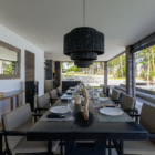 The Beach Villa Cemagi Dining Area with Pool View at Day Time | Seseh, Bali