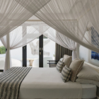 The Beach Villa Cemagi Bedroom One with Four Poster Bed | Seseh, Bali