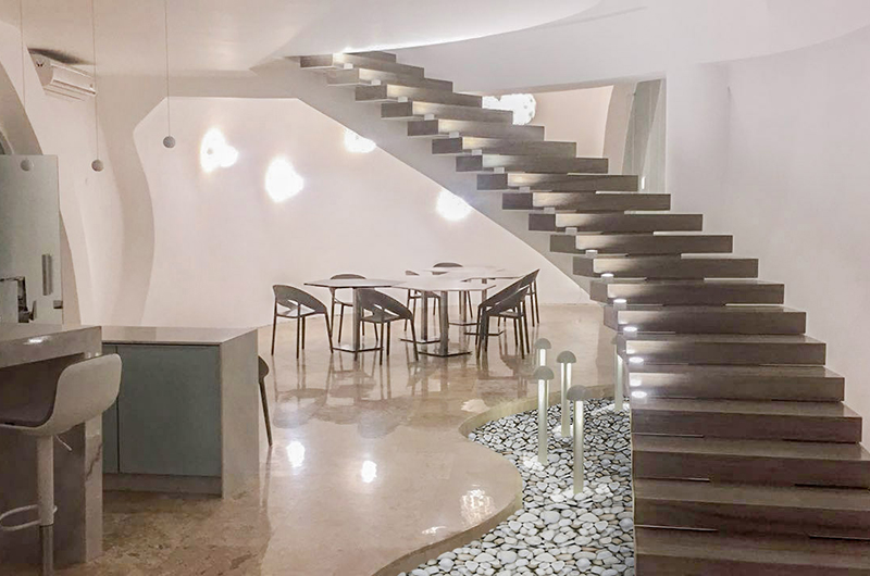 Villa Cloud Dining Area and Staircase | Tabanan, Bali