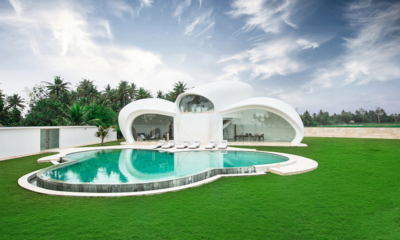 Villa Cloud Front View with Swimming Pool and Lawn | Tabanan, Bali