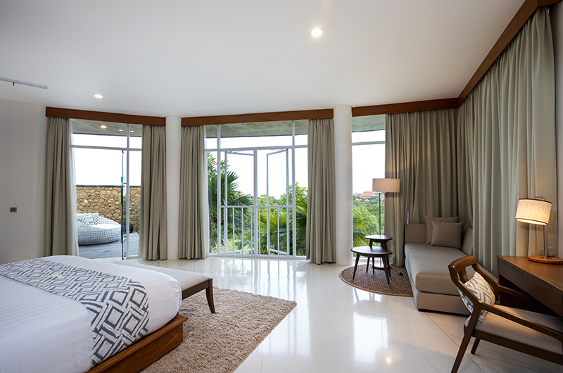 Villa Pancaloka Bedroom with Balcony and Forest View | Jimbaran, Bali