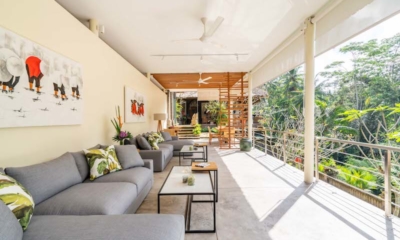 Villa Sasih Karo Balcony Seating Area | Ubud, Bali