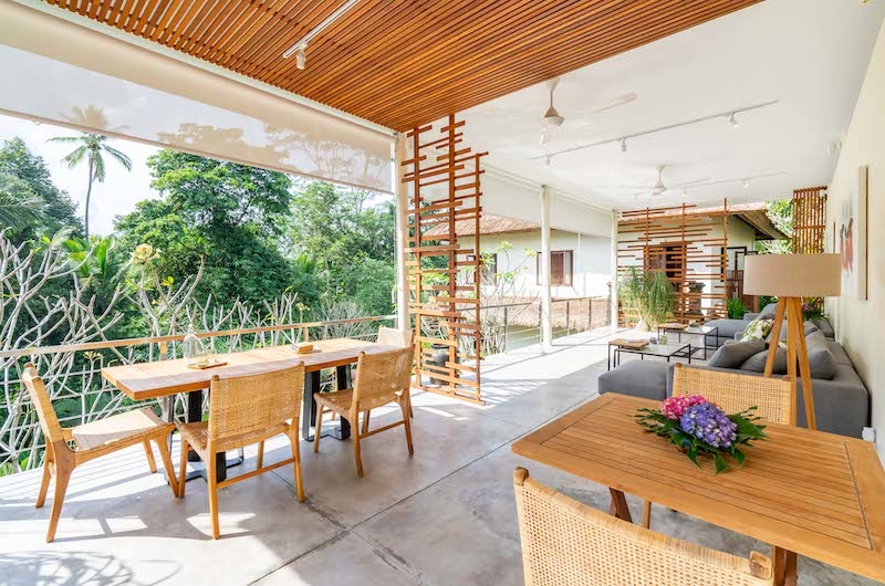 Villa Sasih Karo Dining Area with Garden View | Ubud, Bali