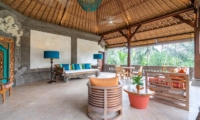 Villa Sasih Karo Living Area with Garden View | Ubud, Bali