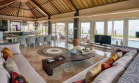 Villa Sunrise Living Area with Television | Gianyar, Bali