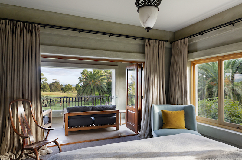 Ataahua Lodge Bedroom with Balcony | Whakamarama, Bay of Plenty