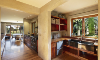 Ataahua Lodge Living and Kitchen Room | Whakamarama, Bay of Plenty