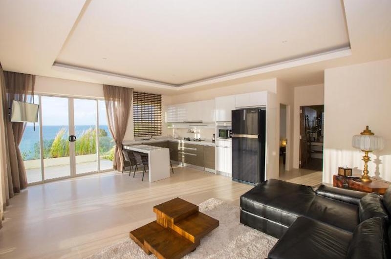 Villa Loramatari Open Plan Living Room with Sea View | Choeng Mon, Koh Samui