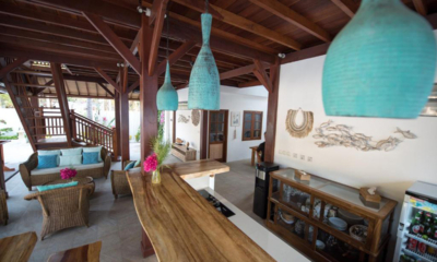 Villa Luna Living and Dining Area | Gili Trawangan, Lombok