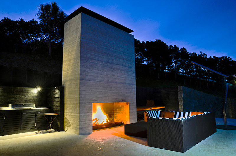 Whale Bay Estate Outdoor Fire Place | Matapouri, Northland