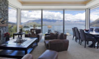 Aspen House Living and Dining Area with Lake View | Queenstown, Otago