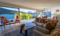 Kohanga Luxury Lakeside Villa Open Plan Living Room | Queenstown, Otago
