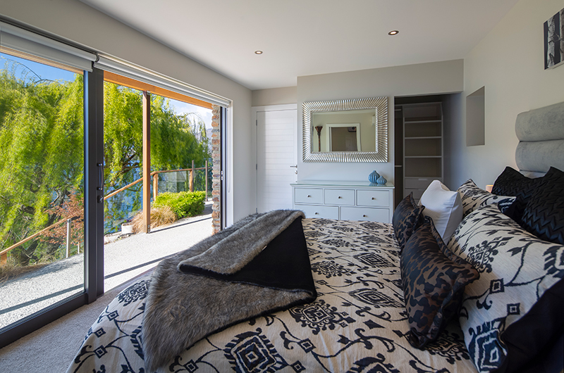Kohanga Luxury Lakeside Villa Master Bedroom | Queenstown, Otago