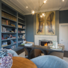 The Homestead at Lake Hayes Library with Fire Place | Queenstown, Otago