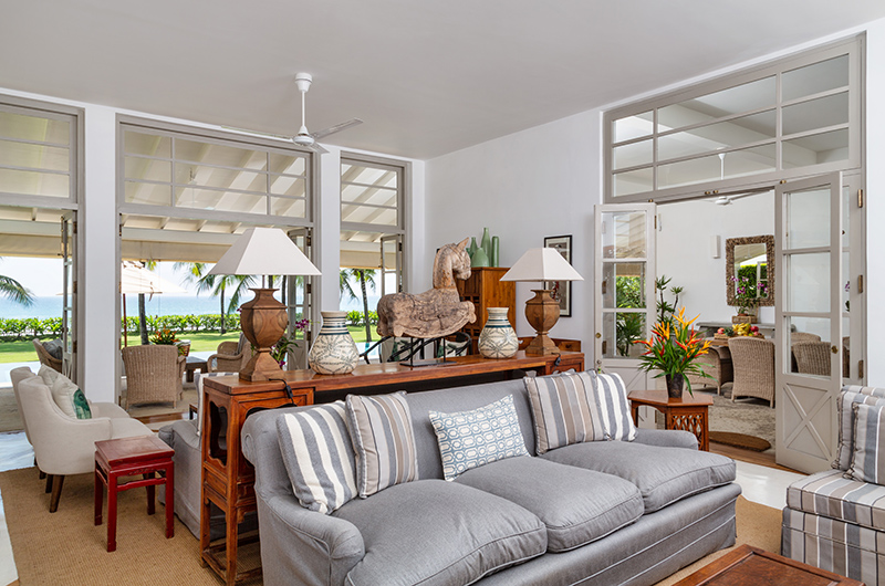 Villa Ahasa Indoor Living Area | Habaraduwa, Sri Lanka