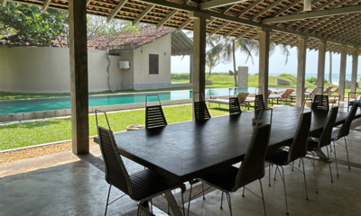 Villa Frangipani Tree Pool Side Dining Area | Talpe, Sri Lanka