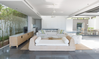 Sanctuary Premium Beach Front Living Room with TV | Ho Tram, Vietnam