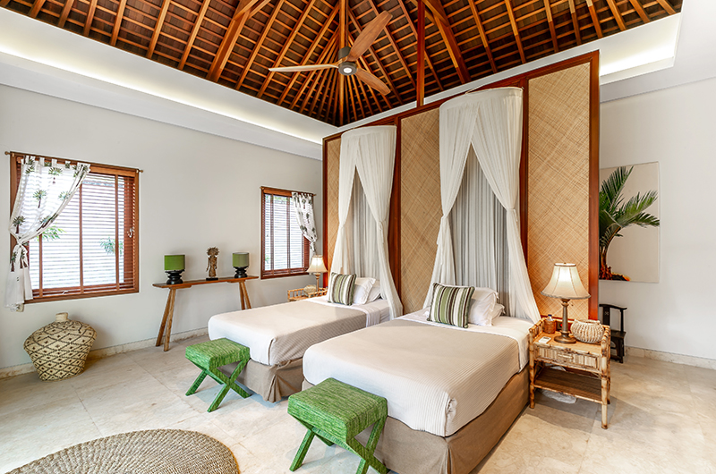 Villa Bella Bambu Spacious Twin Bedroom | Pererenan, Bali