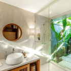 Villa Bella Bambu Bathroom with Shower | Pererenan, Bali