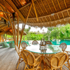 Villa Bella Bambu Dining by the Pool | Pererenan, Bali