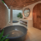 Villa Massilia Tiga En-Suite Bathroom with Bathtub | Seminyak, Bali