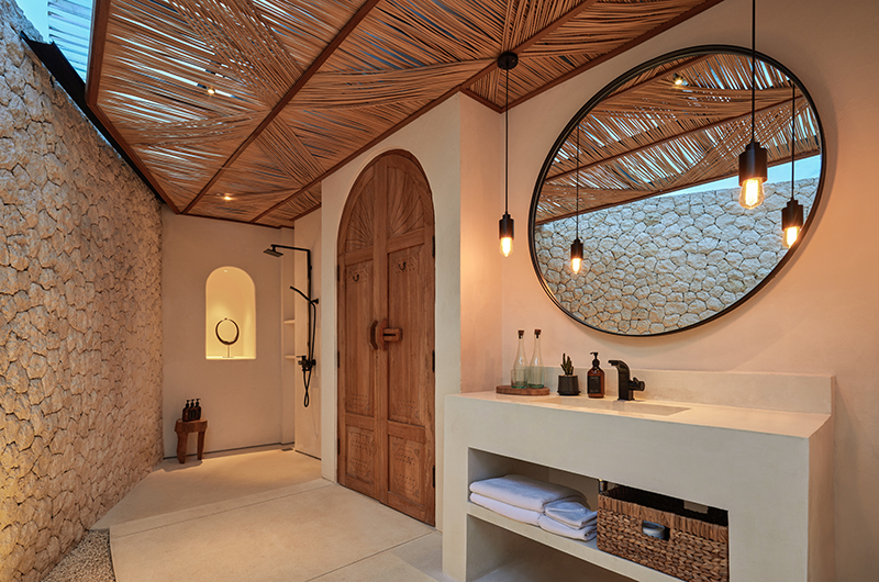 Villa Massilia Tiga Bathroom with View | Seminyak, Bali