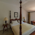 Rock Villa Two Bedroom Pool Suite Bedroom One with Study Area | Bentota, Sri Lanka