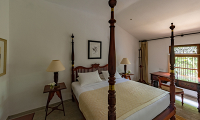 Rock Villa Two Bedroom Pool Suite Bedroom One with Study Area | Bentota, Sri Lanka