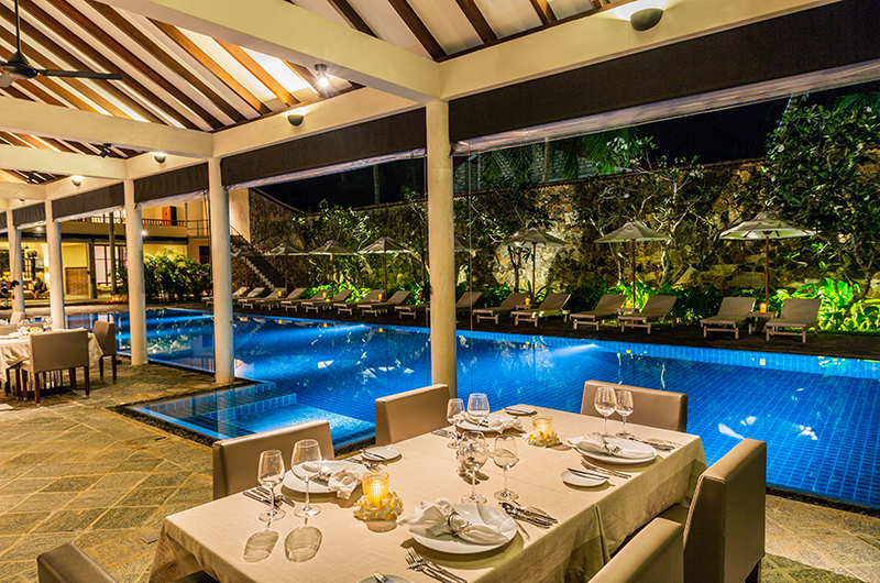 The Long House Bentota Breakfast Area | Bentota, Sri Lanka