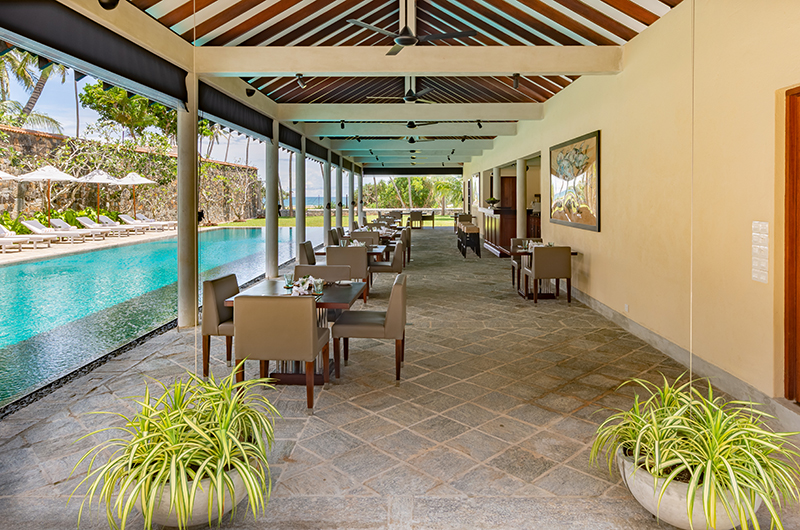 The Long House Bentota Pool Side with Dining Area | Bentota, Sri Lanka