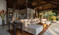 Villa Crystal Castle Indoor Seating | Ubud, Bali