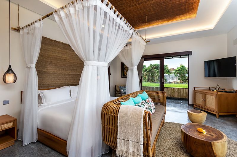 Villa Elite Tara Master Bedroom with TV | Canggu, Bali
