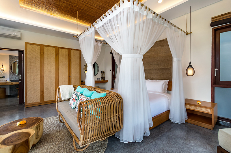 Villa Elite Tara Master Bedroom with Seating | Canggu, Bali