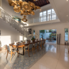 Villa Marang Wooden Dining Table | Canggu, Bali