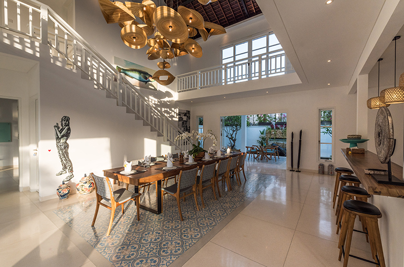 Villa Marang Wooden Dining Table | Canggu, Bali