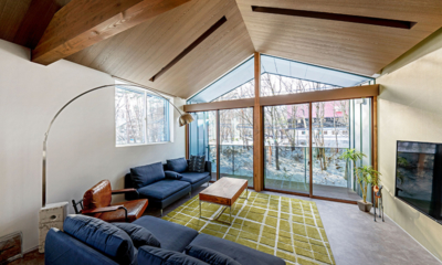 Grey Wolf Chalet Living Room | Hakuba, Nagano