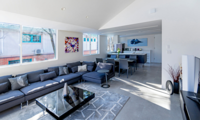 White Fox Chalet Living and Dining Room | Hakuba, Nagano