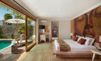 Villa Boutique Sunset Open Plan Bedroom with Pool View | Seminyak, Bali