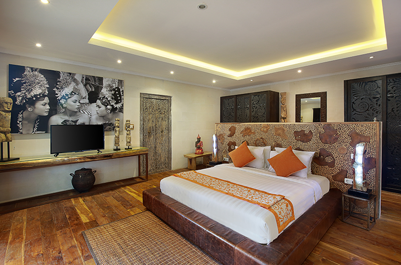 Villa Boutique Sunset Bedroom with TV | Seminyak, Bali