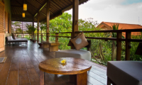 Villa Kinaree Balcony with Seating | Seminyak, Bali