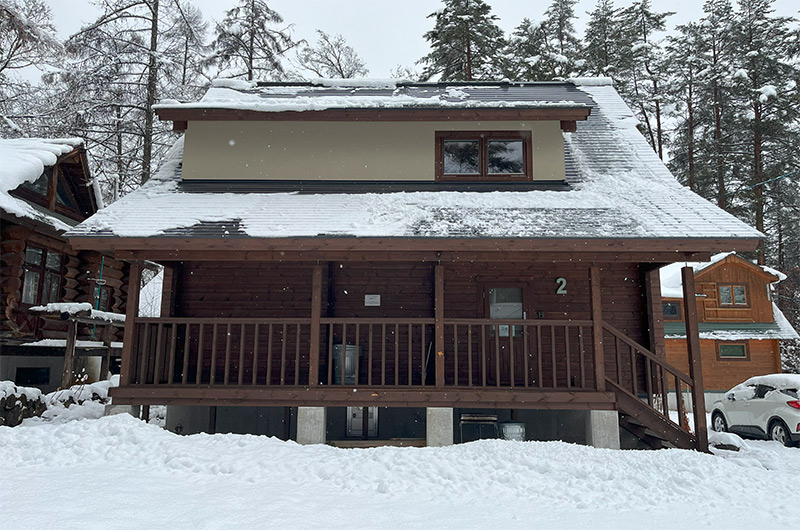Villa Antelope Hakuba II Outdoor Area with Snow | Hakuba, Nagano