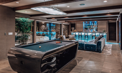 Seasons Residence Billiard Table at Night | Annupuri, Niseko