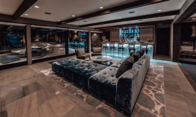 Seasons Residence Entertainment Room at Night | Annupuri, Niseko