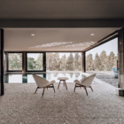 Seasons Residence Pool Side Seating Area | Annupuri, Niseko