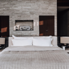 Seasons Residence Master Bedroom One with Side Lamps | Annupuri, Niseko