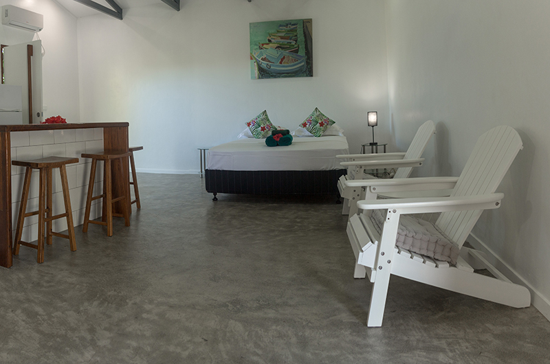 Tropical Haven Bedroom with Seating | Efate, Vanuatu