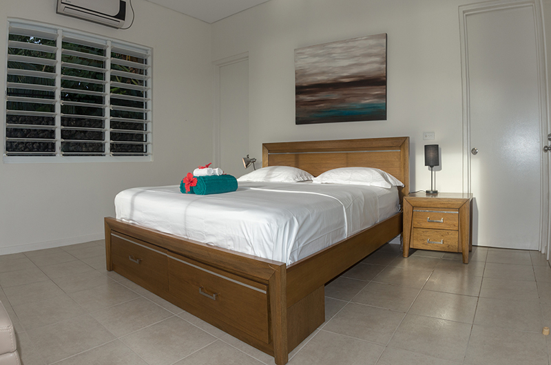 Tropical Haven Bedroom with Wooden Deck | Efate, Vanuatu