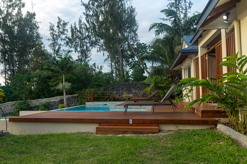 Tropical Haven Wooden Pool Deck | Efate, Vanuatu