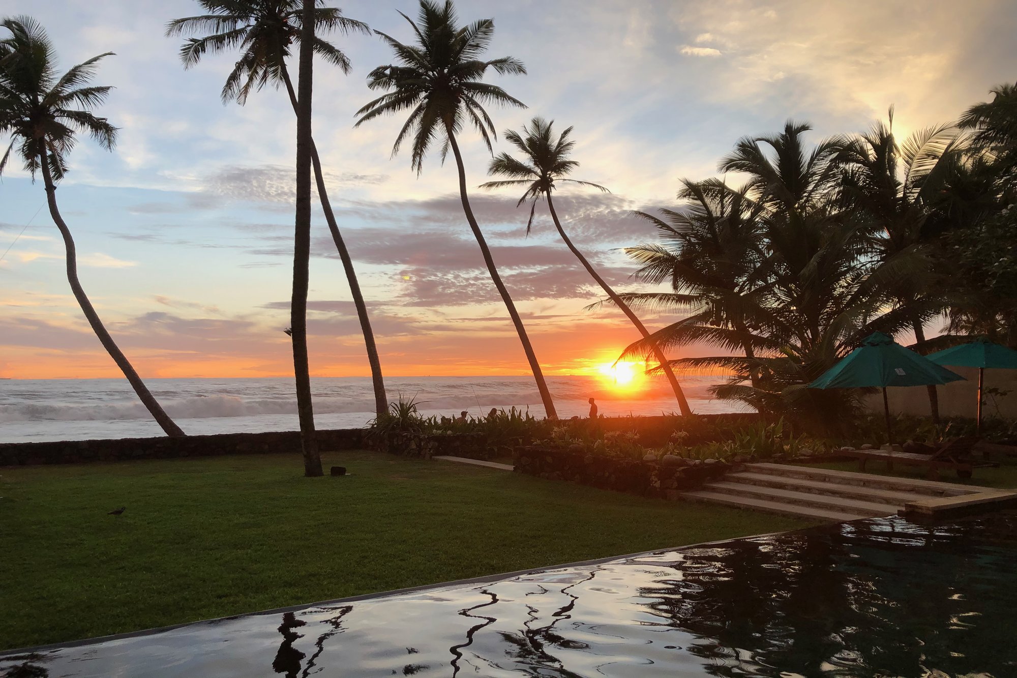 ambalama villa sri lanka sunset